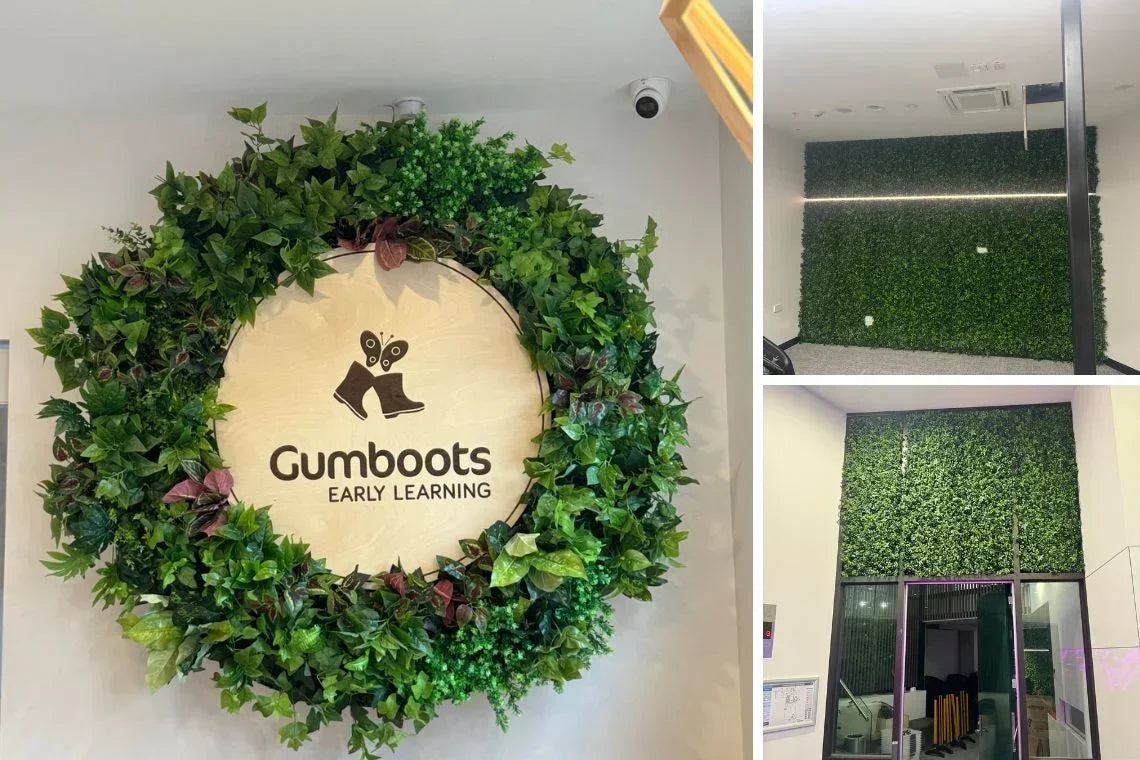 A SafeTex-Certified Artificial Green Wall Fit for an Early Learning Centre in Melbourne