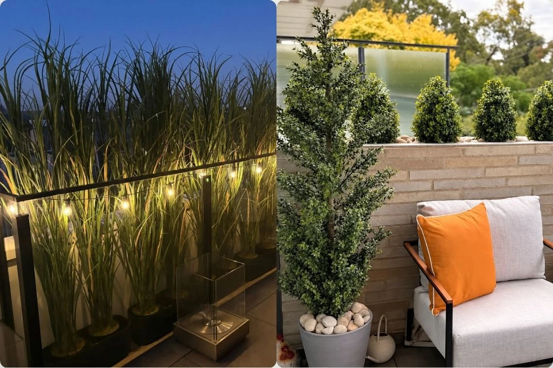 ways to create balcony privacy with plants
