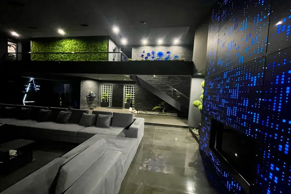 How a Client Transformed Their Modern Home With Custom Artificial Green Walls