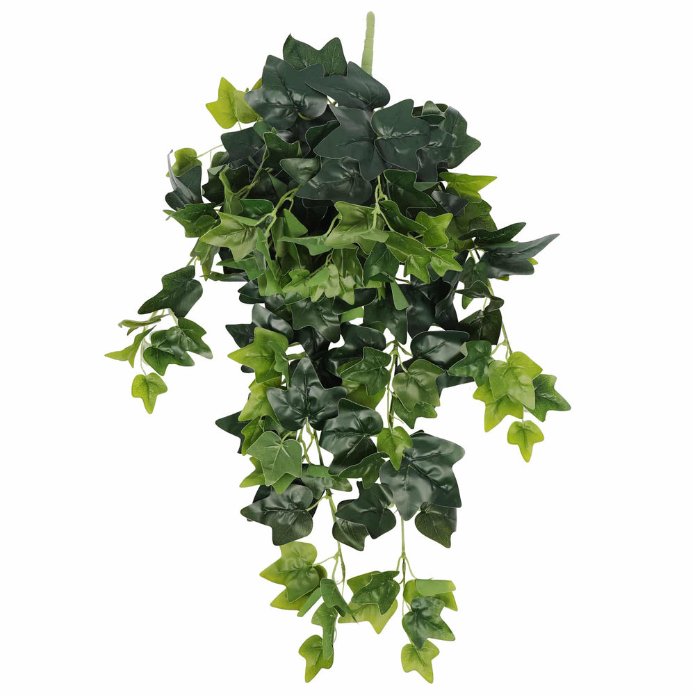 Premium English Hanging Green Artificial Ivy Bush 80cm - Designer Plants