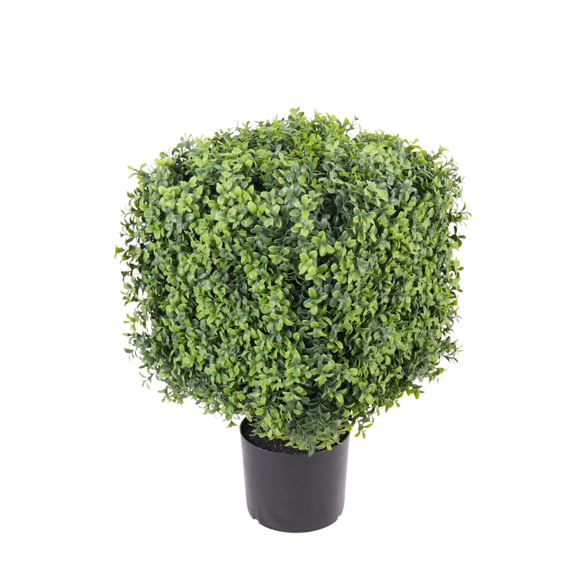 Premium Potted Artificial Square Topiary Plant 55cm UV Resistant
