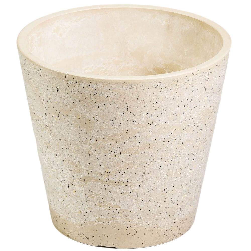 Imitation Stone (White / Cream) Pot 20cm - Designer Plants
