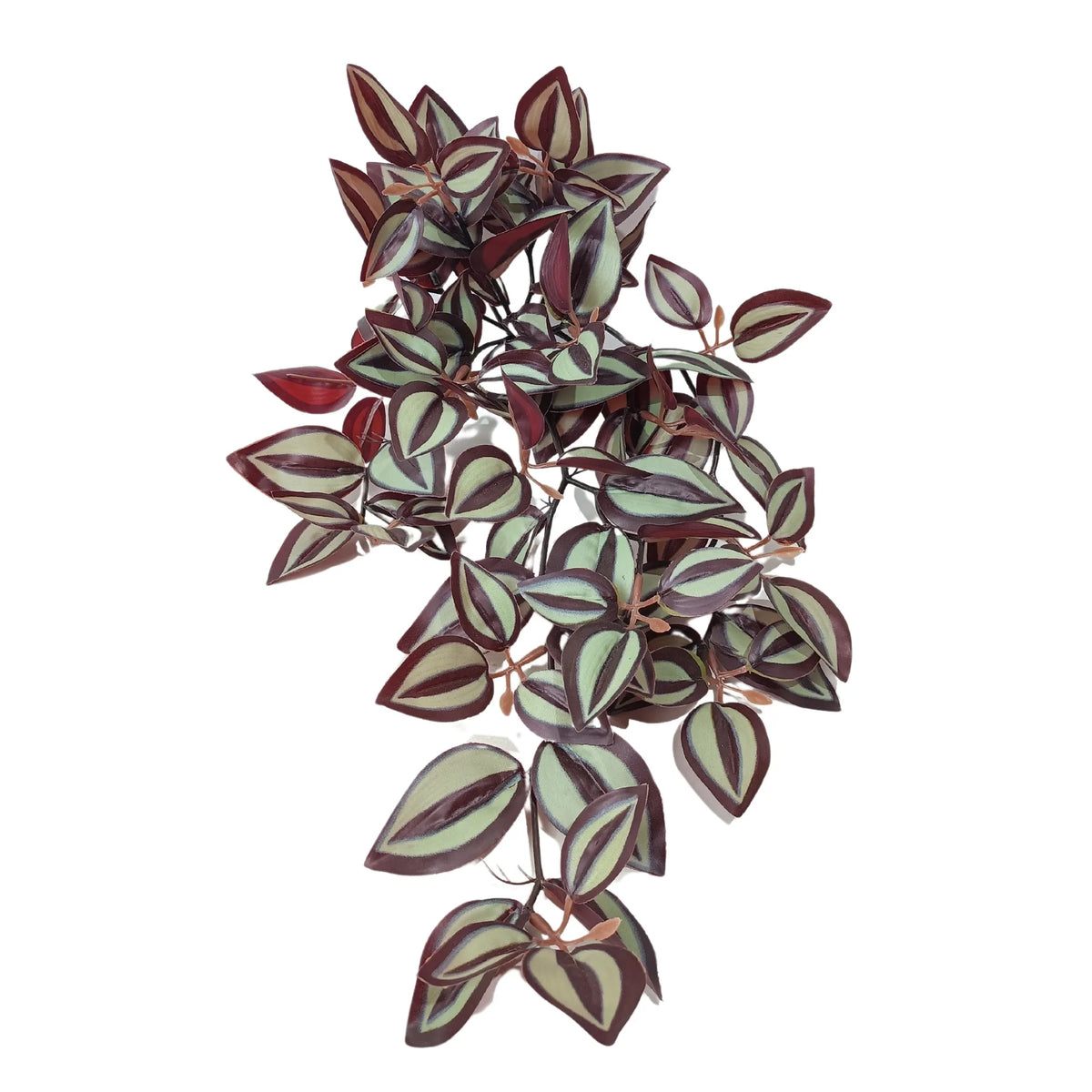 Artificial Hanging / Draping Burgundy Tradescantia Zebrina 42cm - Designer Plants