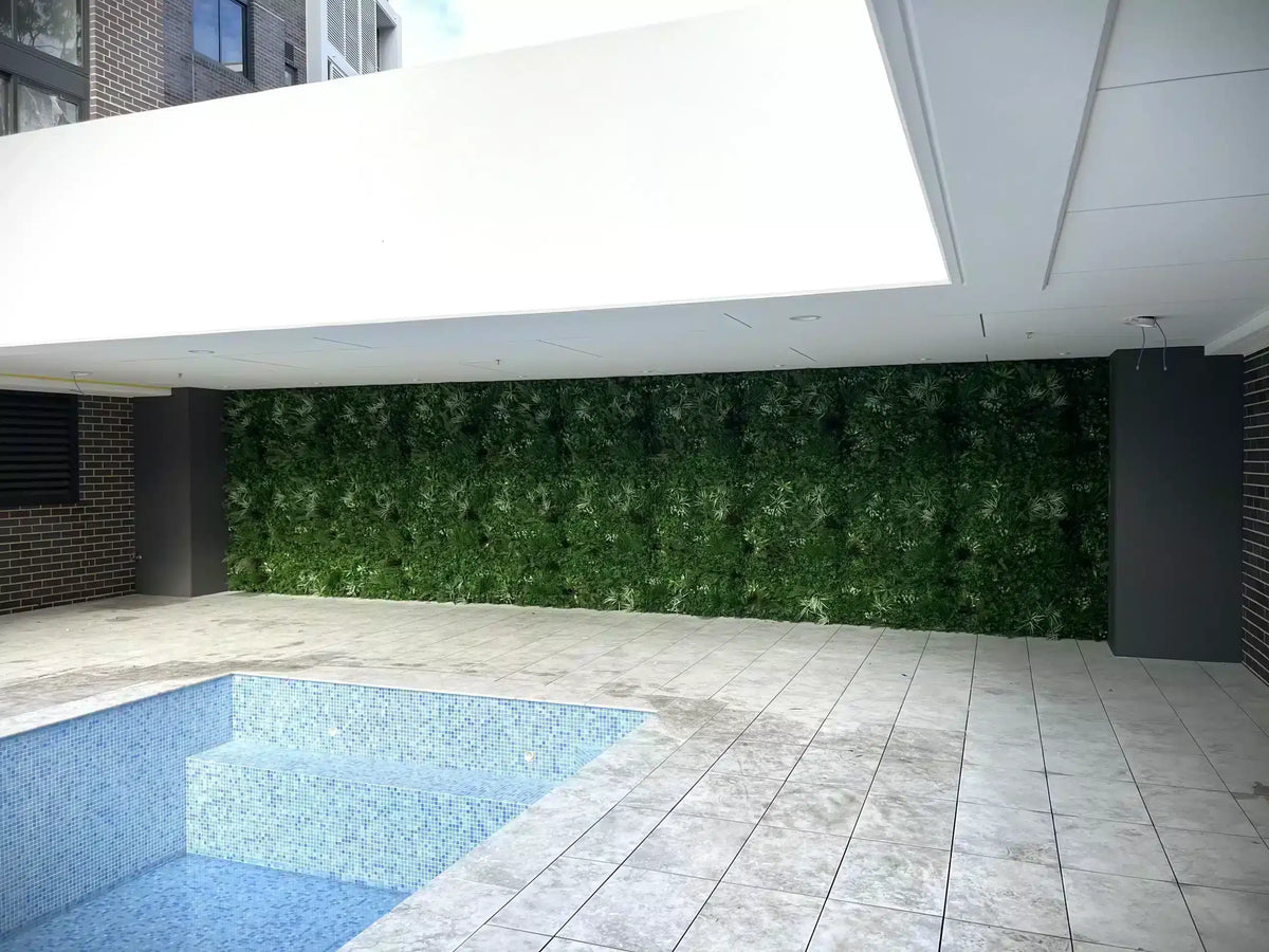 Luxury Vista Green Recycled Vertical Garden / Green Wall UV Resistant 100cm x 100cm