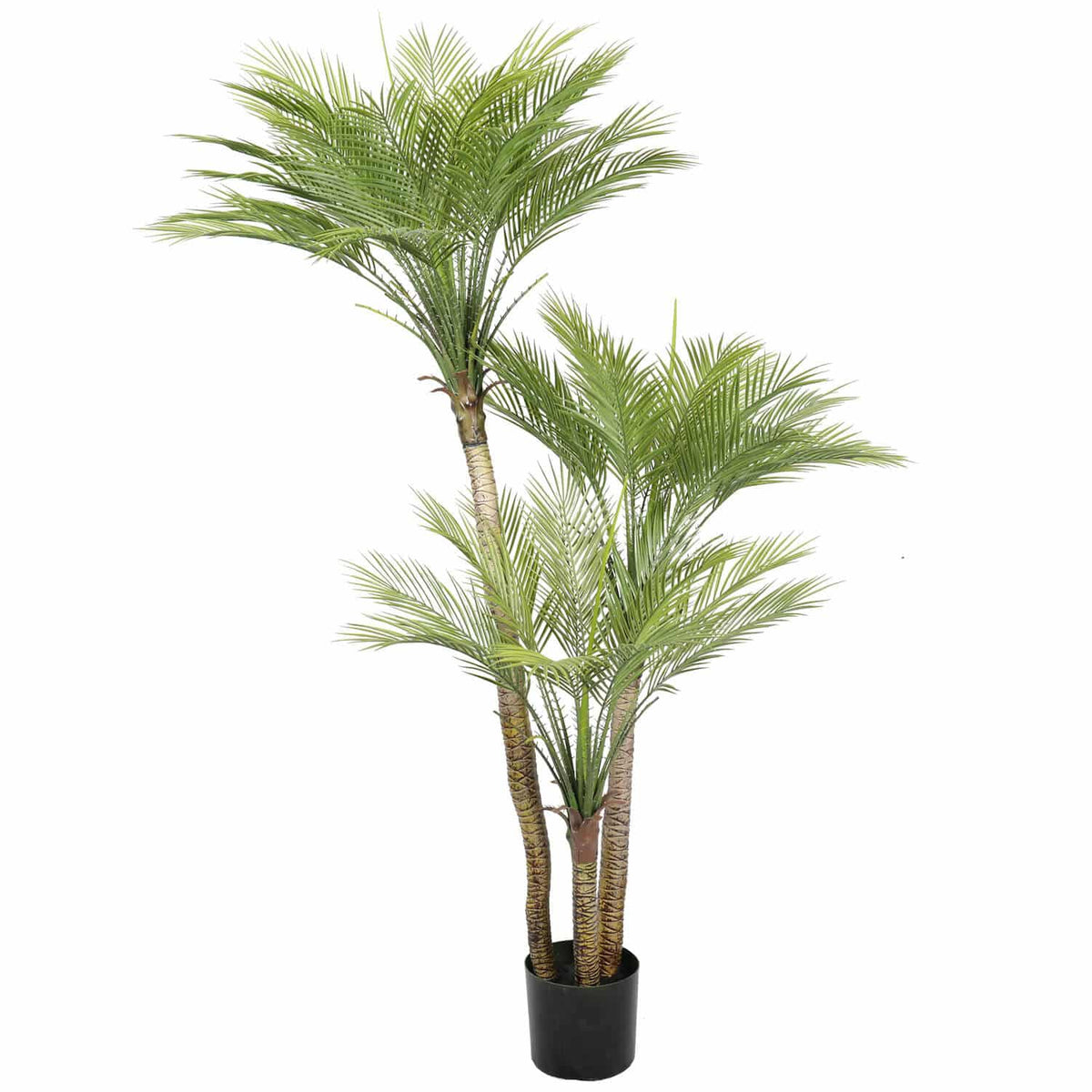 Artificial Parlour Palm Tree 180cm Multi Trunk UV Resistant - Designer Plants