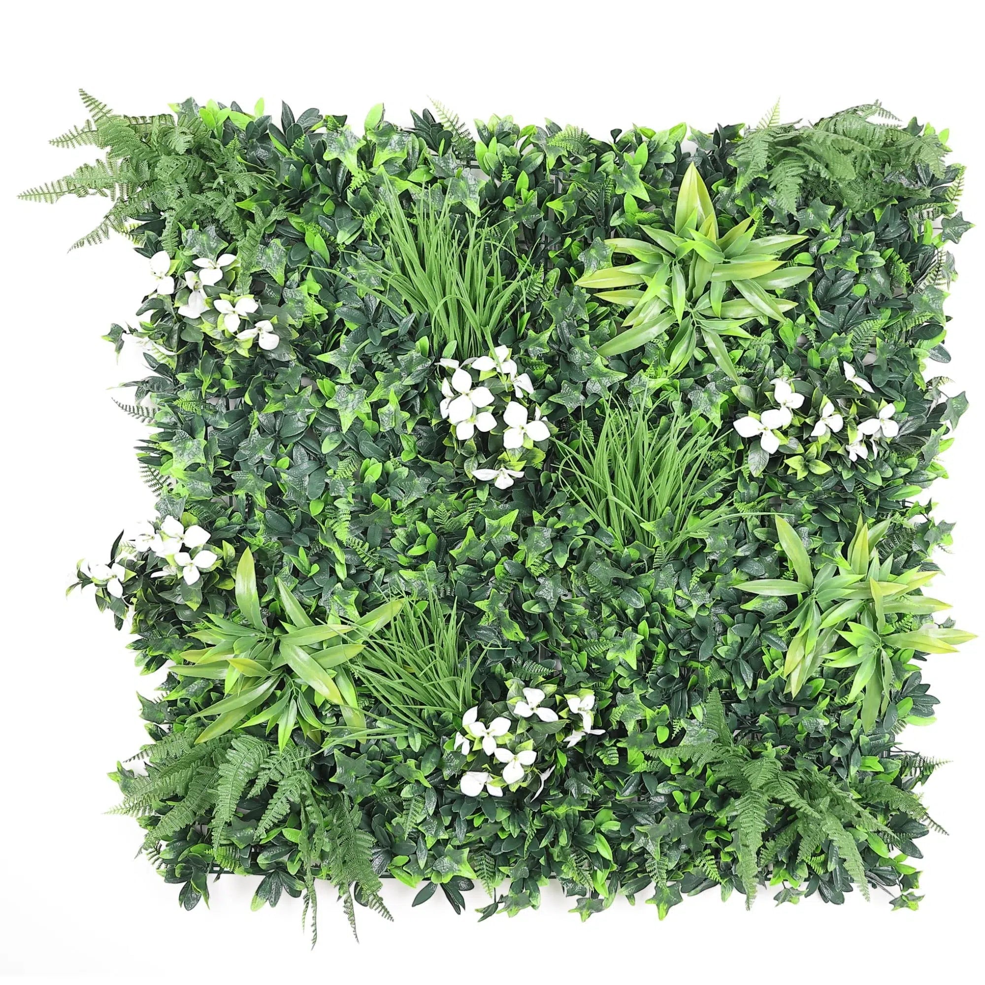 Snowy White UV Resistant Vertical Garden Premium Sample - Designer Plants