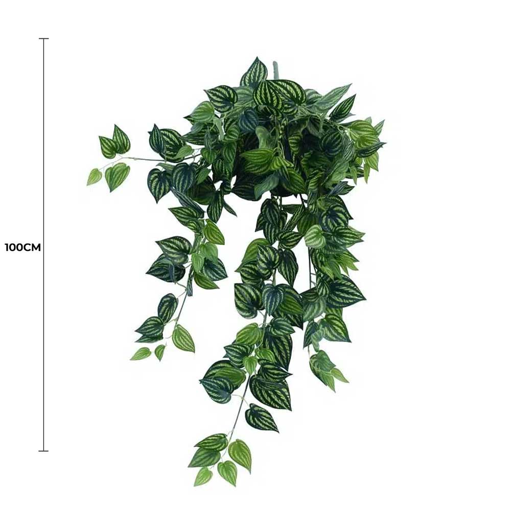 Bright Mixed Artificial Philodendron Garland Bush 100cm