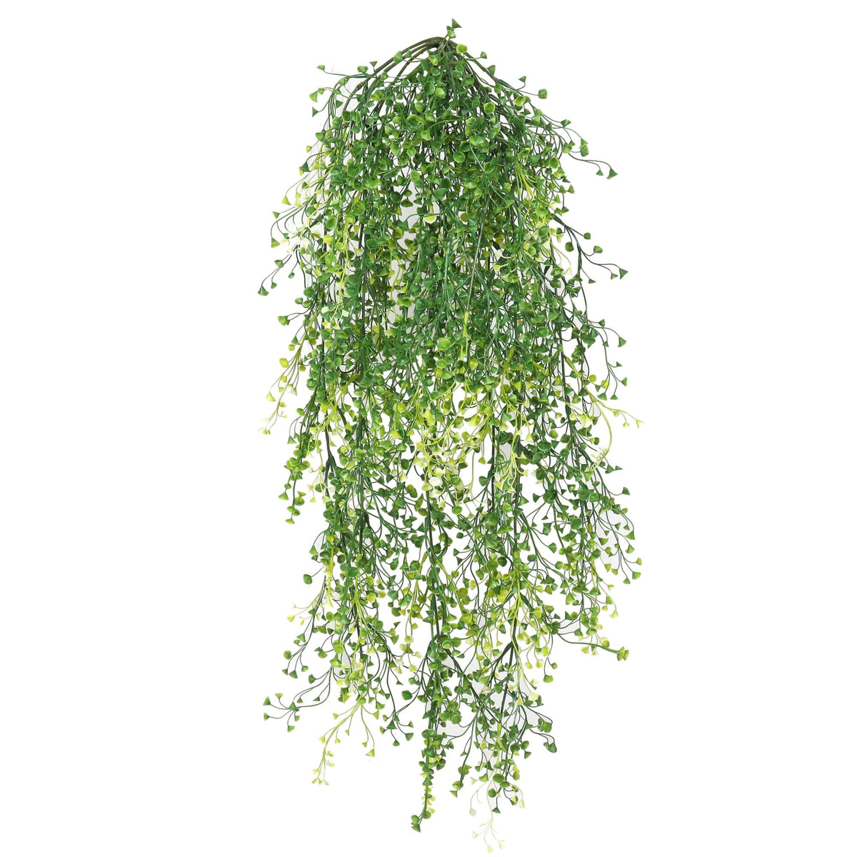 Artificial Hanging Plant (Mixed Green String of Pearls) UV Resistant 90cm - Designer Plants