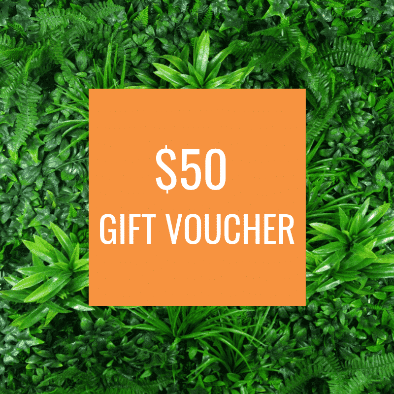 $50 Gift Voucher for artificial greenery and green walls - Designer Plants