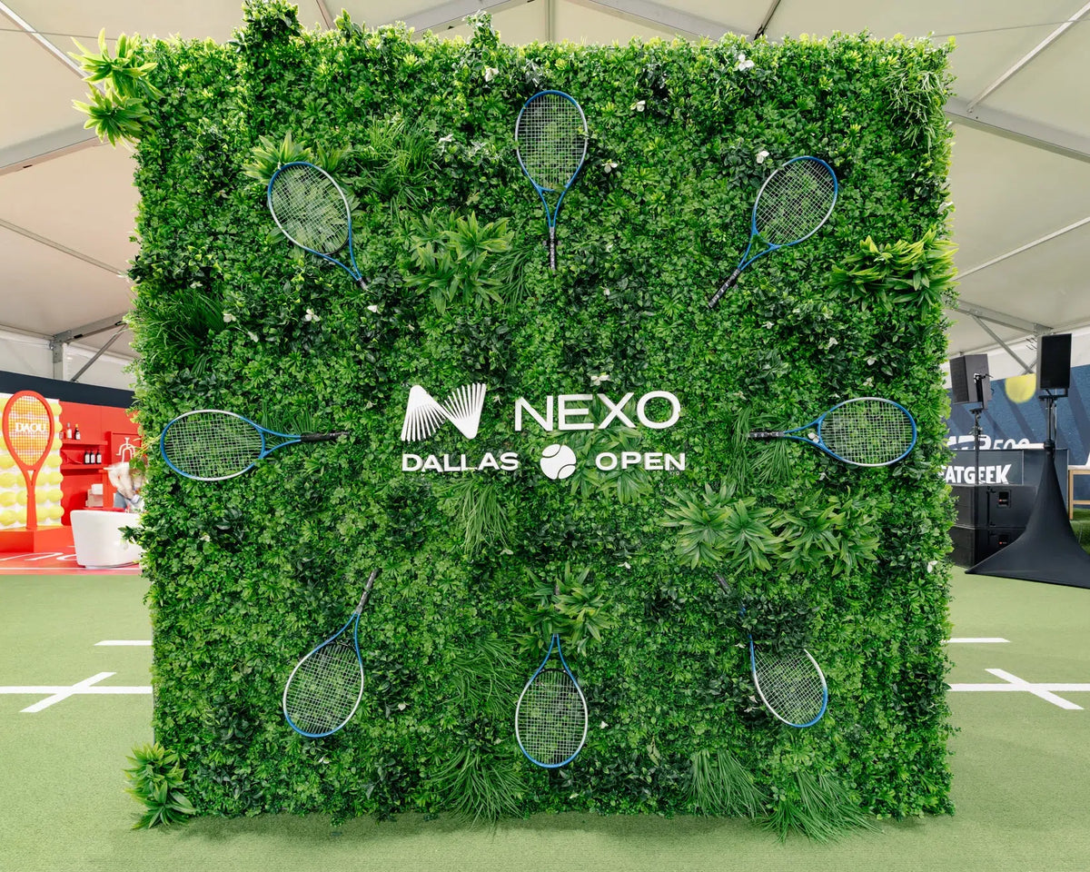 Luxury White Oasis Vertical Garden / Green Wall UV Resistant 1m x 1m