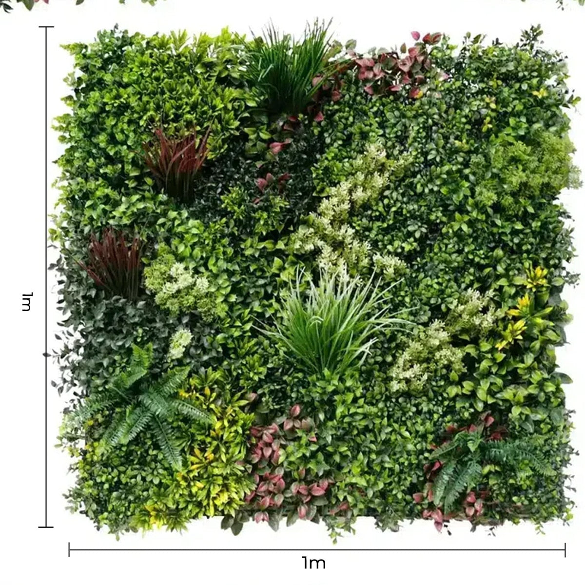 Luxury Triptych Vertical Garden / Living Wall Set 3 of Pieces 1m x 1m (3 SQM Set) UV Resistant