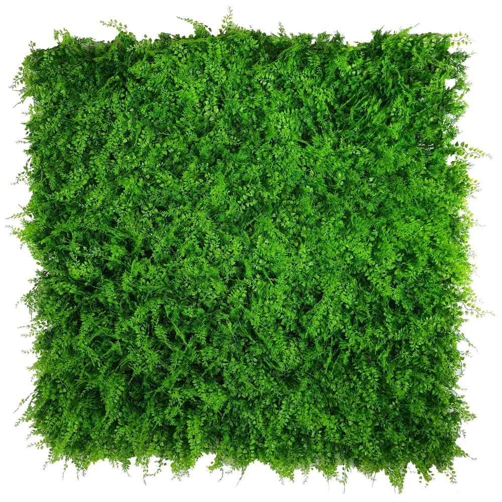 Mediterranean Fern Vertical Garden / Green Wall UV Resistant 1m x 1m - Designer Plants