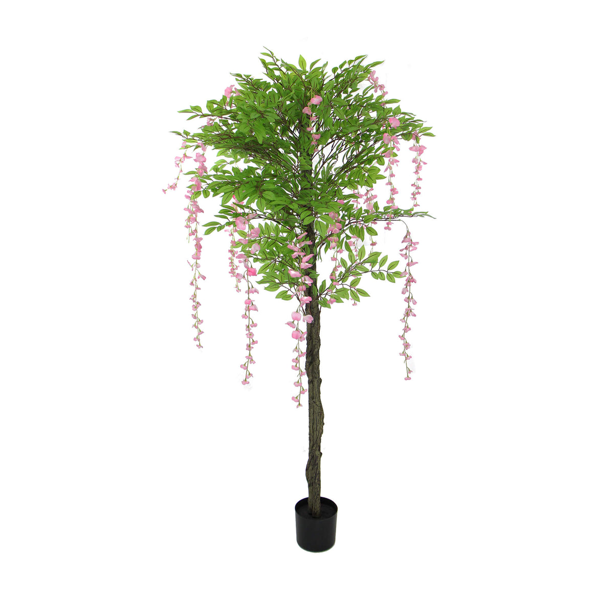 Pink Flowering Artificial Wisteria 180cm - Designer Plants
