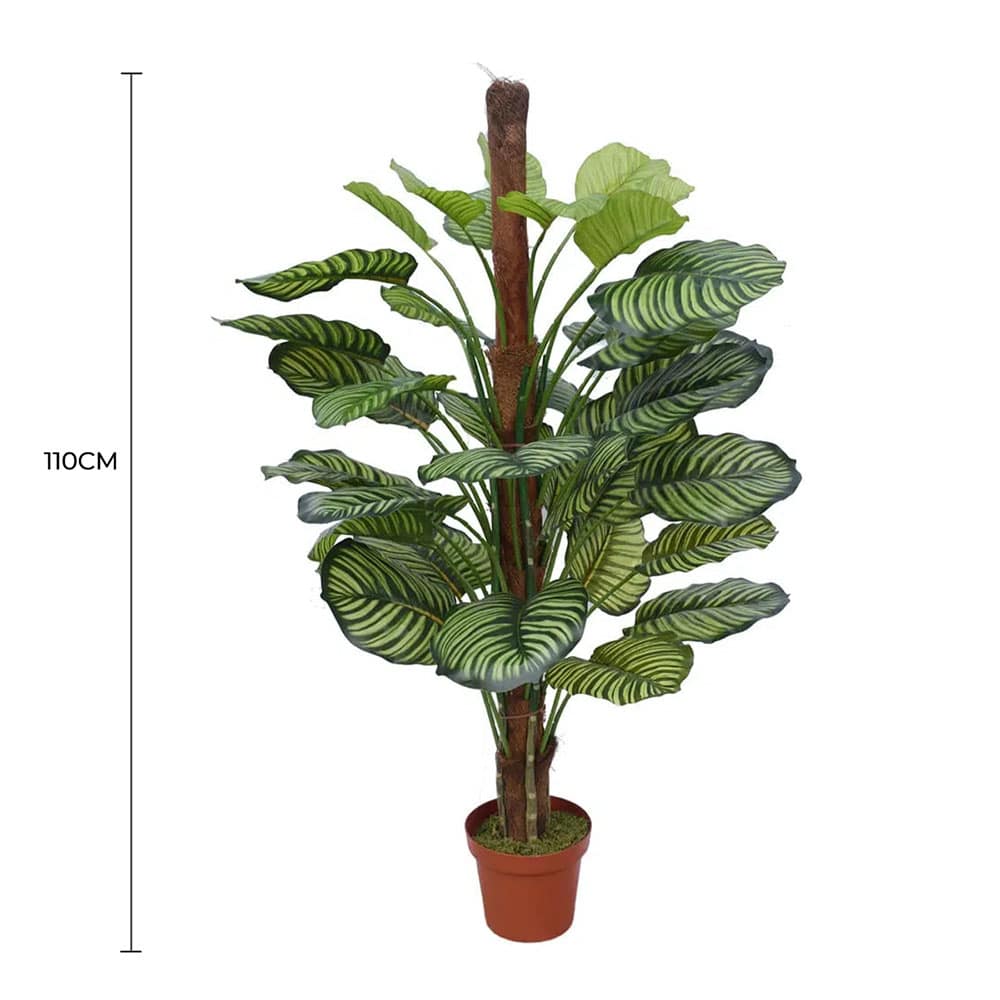 Artificial Calathea Plant in Pot 110cm