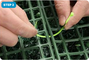 Securing panels with zip ties or screws.