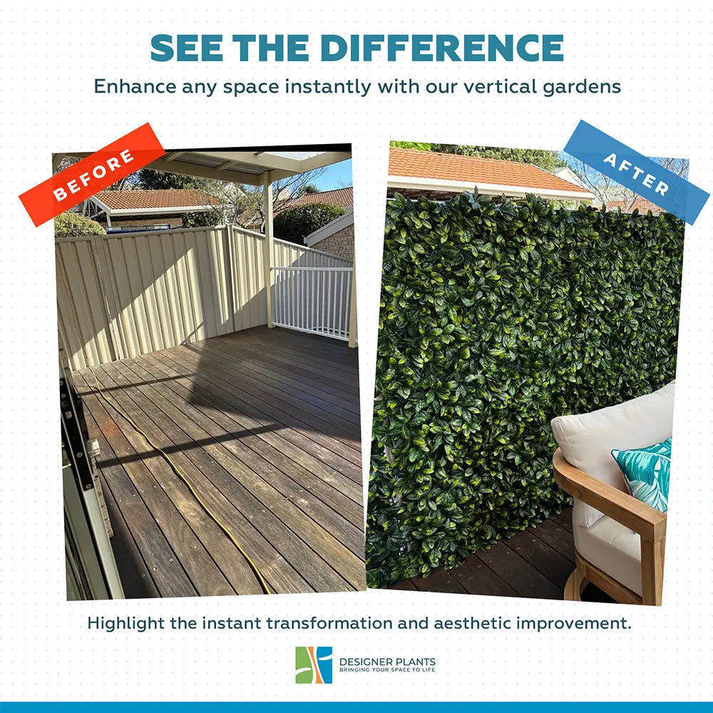 Laurel Hedge Panels UV Resistant 1m x 1m