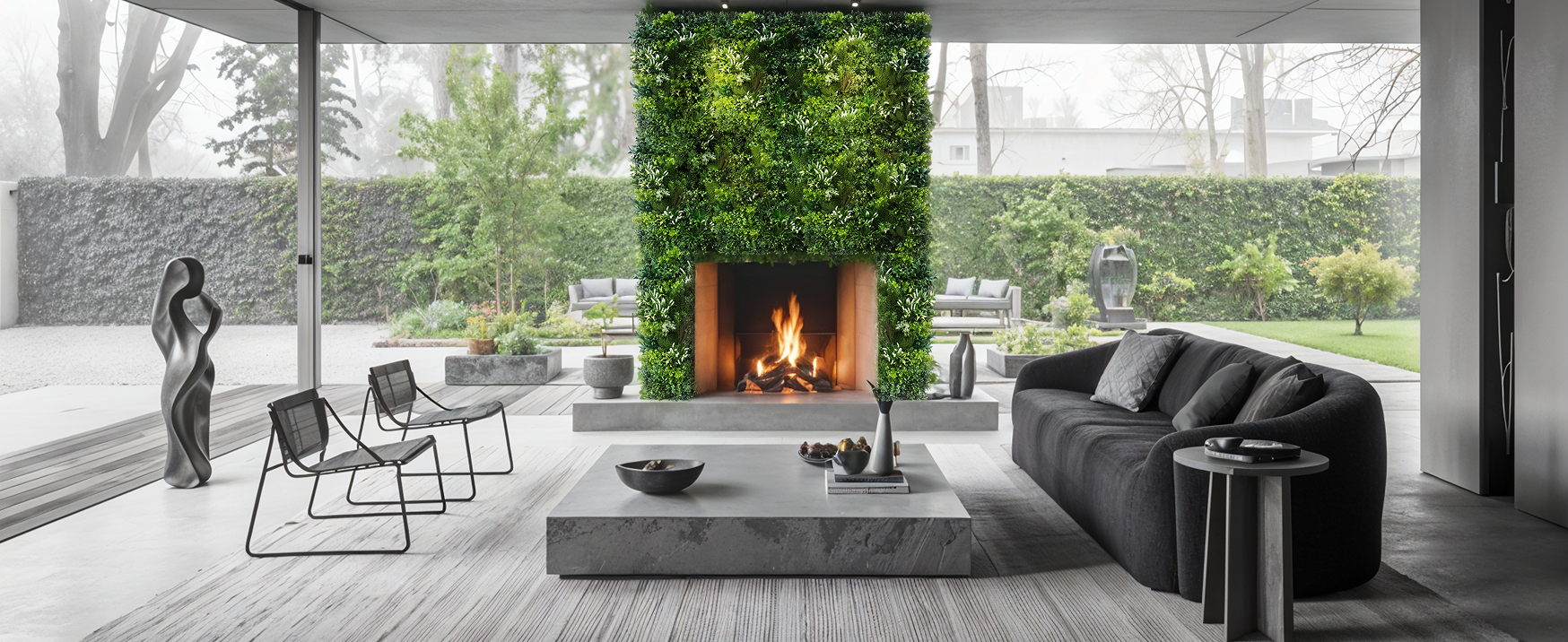 Vertical Garden Ideas for Indoors and Outdoors Using Artificial Wall Plants