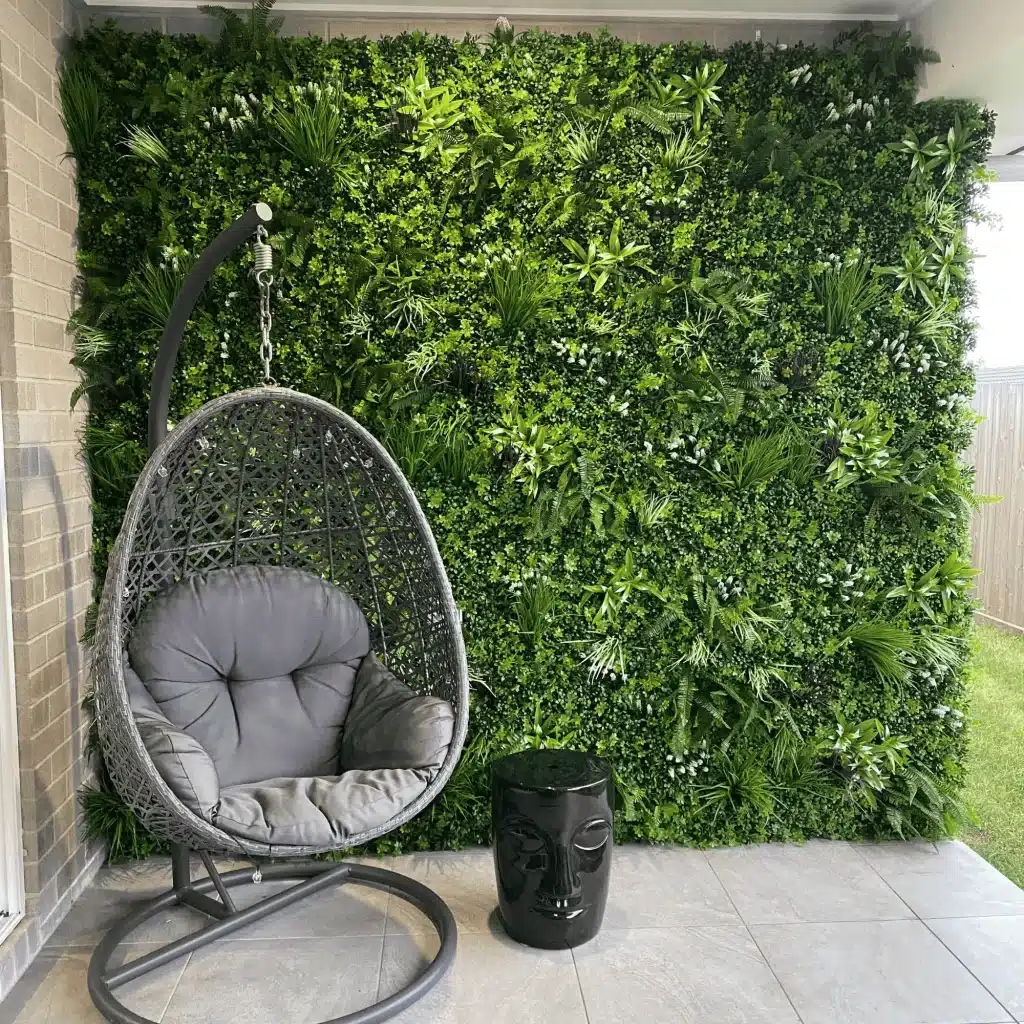 Transform Walls with a UV Resistant Flowering Buxus Hedge Panel