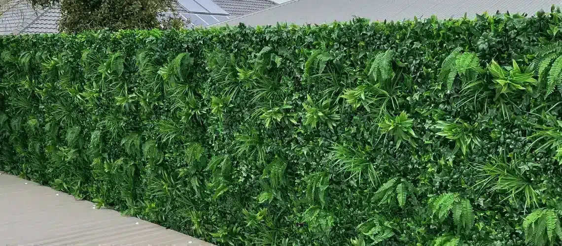 Transforming Steel Fencing To A Tropical Oasis