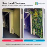 Premium Urban Greenery Artificial Vertical Garden / Green Wall UV Resistant 1m x 1m (Exclusive Model)