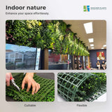 Luxury Triptych Vertical Garden / Living Wall Set 3 of Pieces 1m x 1m (3 SQM Set) UV Resistant