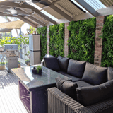 Luxury Country Fern Recycled Vertical Garden / Green Wall UV Resistant Sample