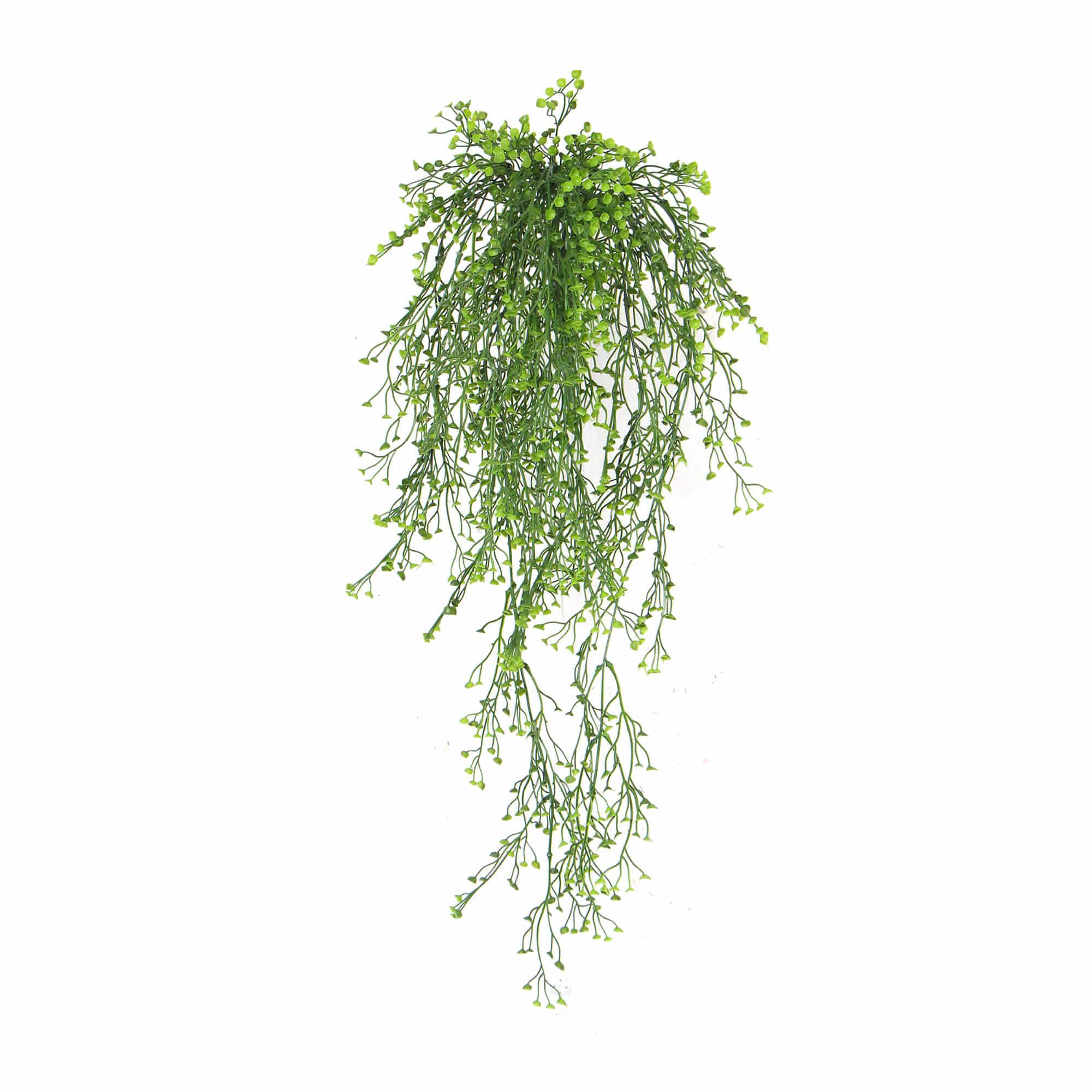 Artificial Hanging Plant (Natural Green) UV Resistant 90cm - Designer Plants