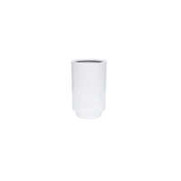 Luxury Cylinder Planter 40cm Matt White Premium Pot Range