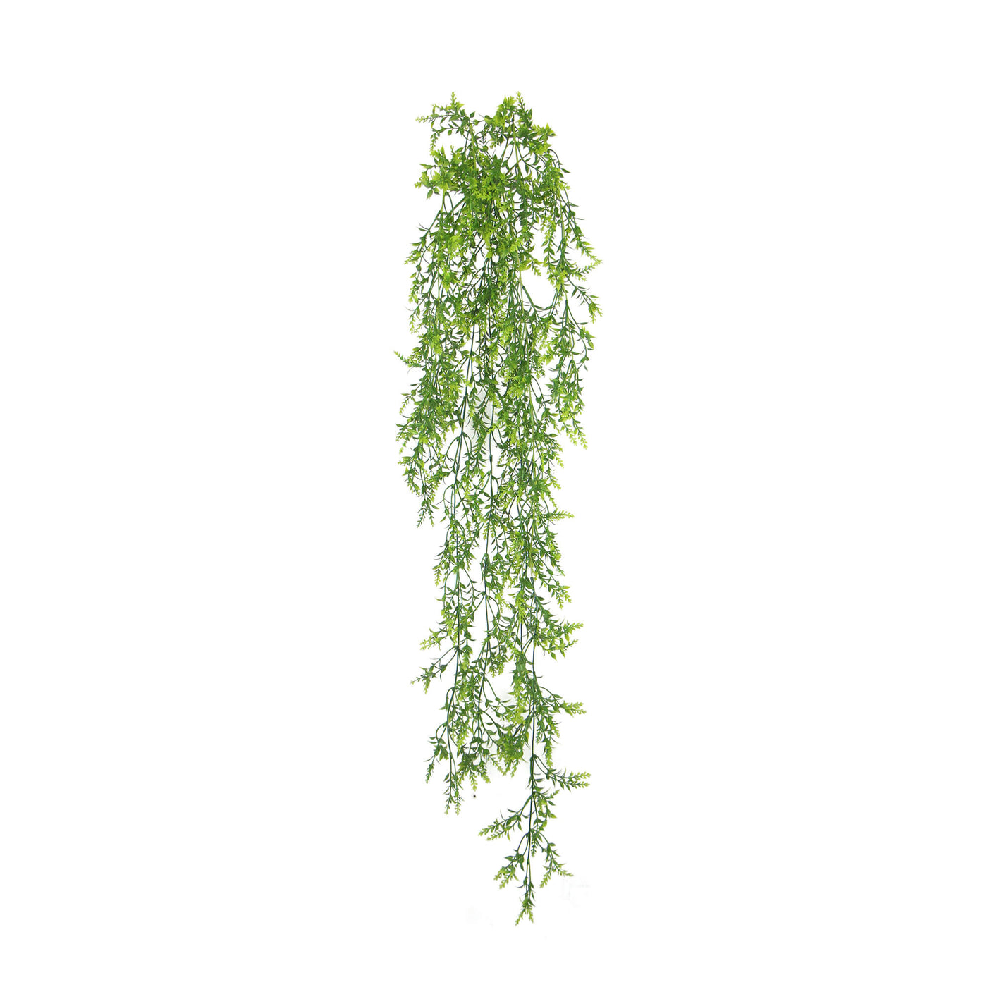 Artificial Dense Hanging Evergreen Plant (two-tone) UV Resistant 130cm - Designer Plants