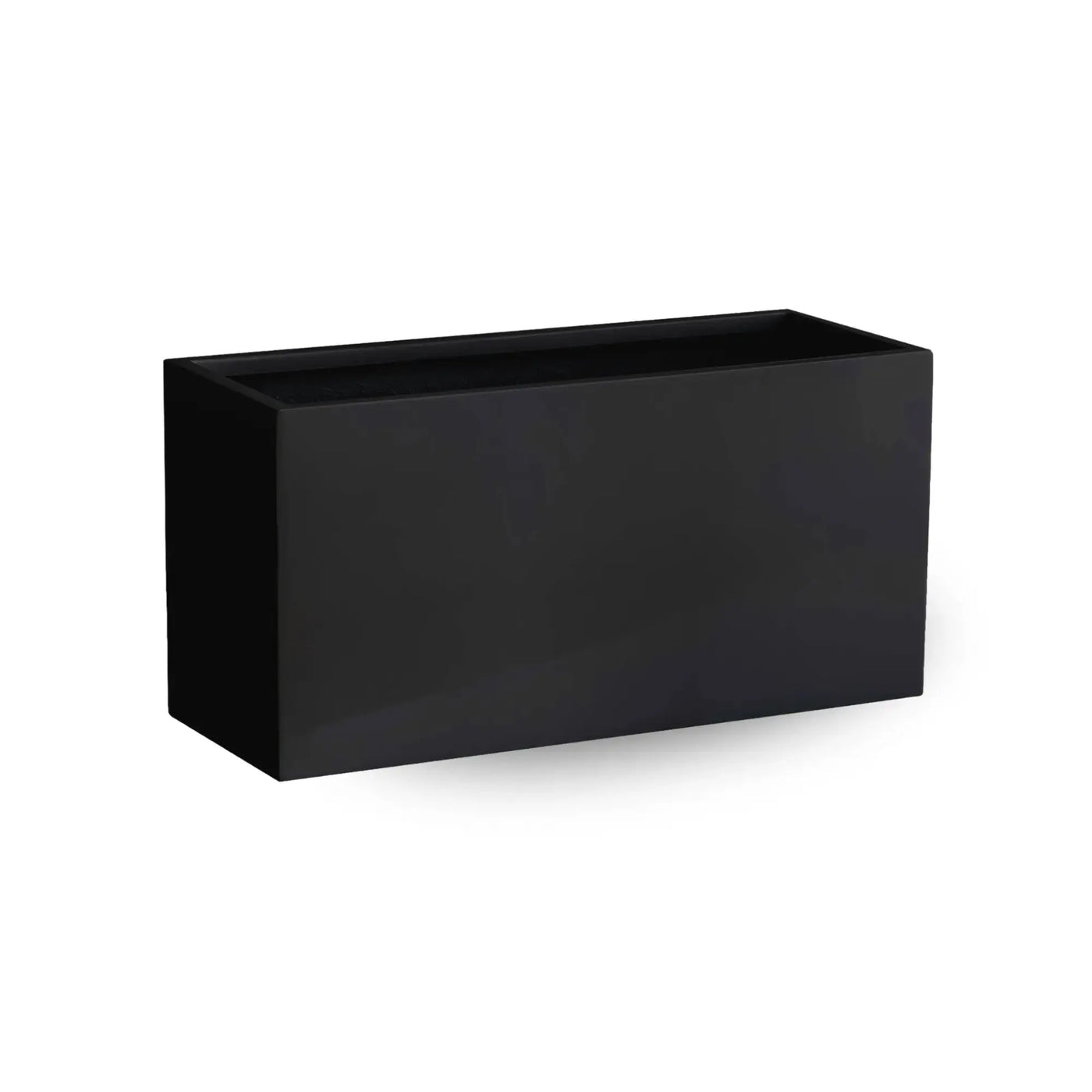 Luxury Rectangular Trough Planter Set of 3 | Matt Black | Premium Pot Range