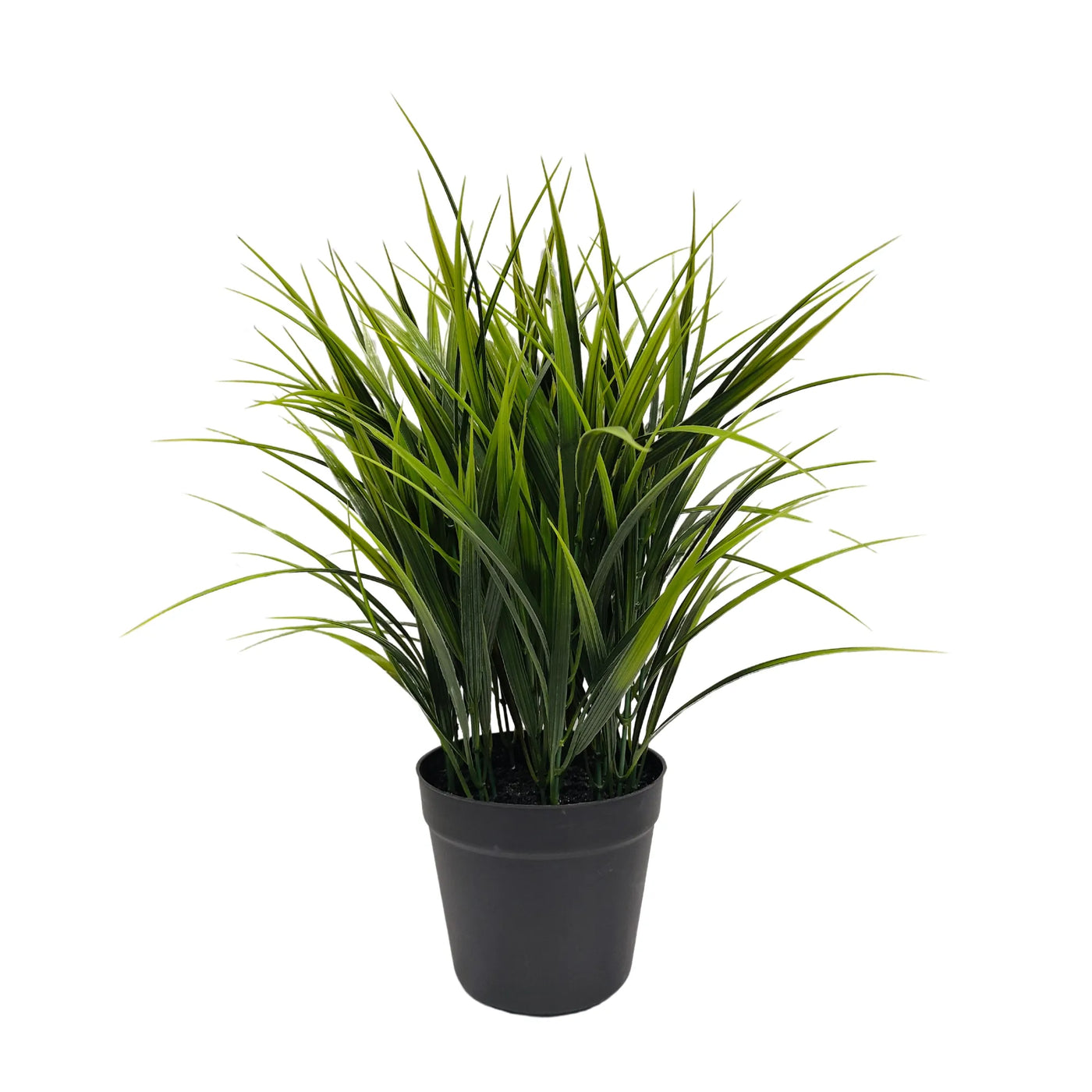 Artificial Ornamental Potted Dense Green Grass UV Resistant 38cm - Designer Plants
