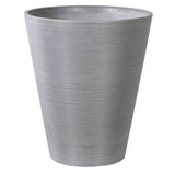 Decorative Textured Round Grey Planter 47cm - Designer Plants