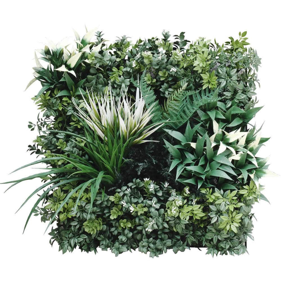 Bespoke Vertical Garden Green Wall UV Resistant 45cm x 45cm Fire Retardant - Designer Plants