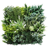 Flowering Bespoke Vertical Garden / Green Wall UV Resistant 45cm x 45cm Fire Retardant - Designer Plants