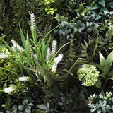 Flowering Bespoke Vertical Garden / Green Wall UV Resistant 45cm x 45cm Fire Retardant