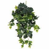 Premium English Hanging Green Artificial Ivy Bush 80cm - Designer Plants