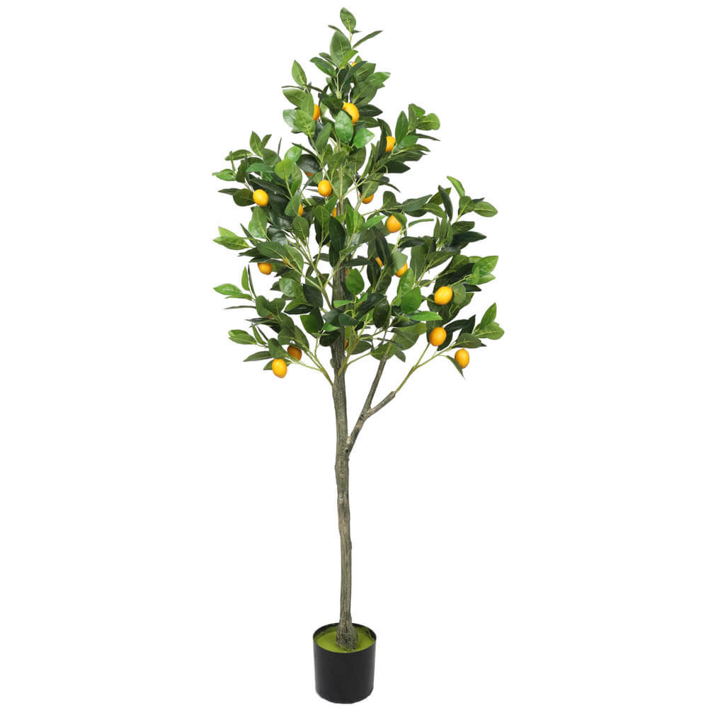 Artificial Lemon Tree (Potted) with Lemons 150cm - Designer Plants