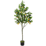 Artificial Lemon Tree (Potted) with Lemons 150cm - Designer Plants