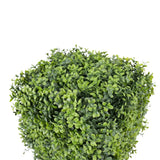 Premium Potted Artificial Square Topiary Plant 55cm UV Resistant