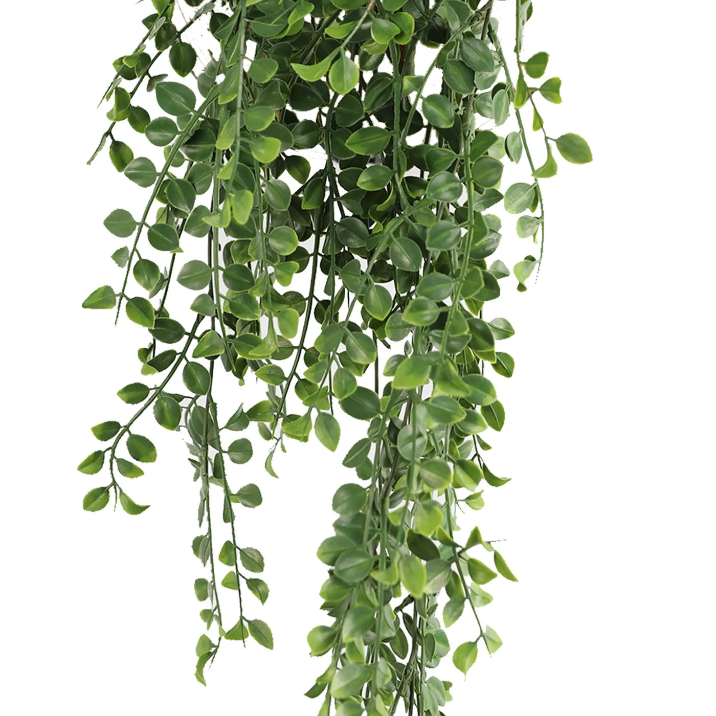 Artificial Hanging Dark Green Pearls Garland Bush UV Resistant and Fire Rated 20cm Wide x 75cm Long