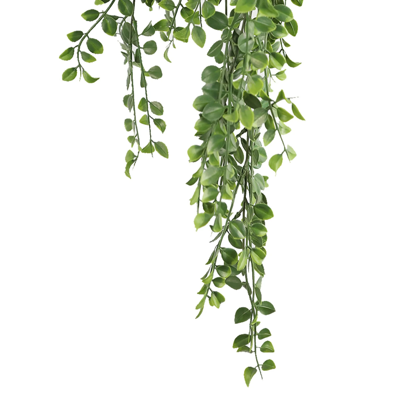 Artificial Hanging Dark Green Pearls Garland Bush UV Resistant and Fire Rated 20cm Wide x 75cm Long