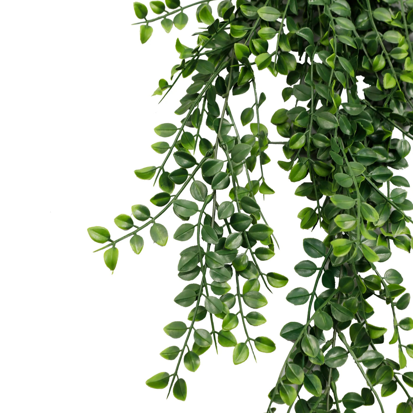 Artificial Hanging Dark Green Pearls Garland Bush UV Resistant and Fire Rated 20cm Wide x 75cm Long