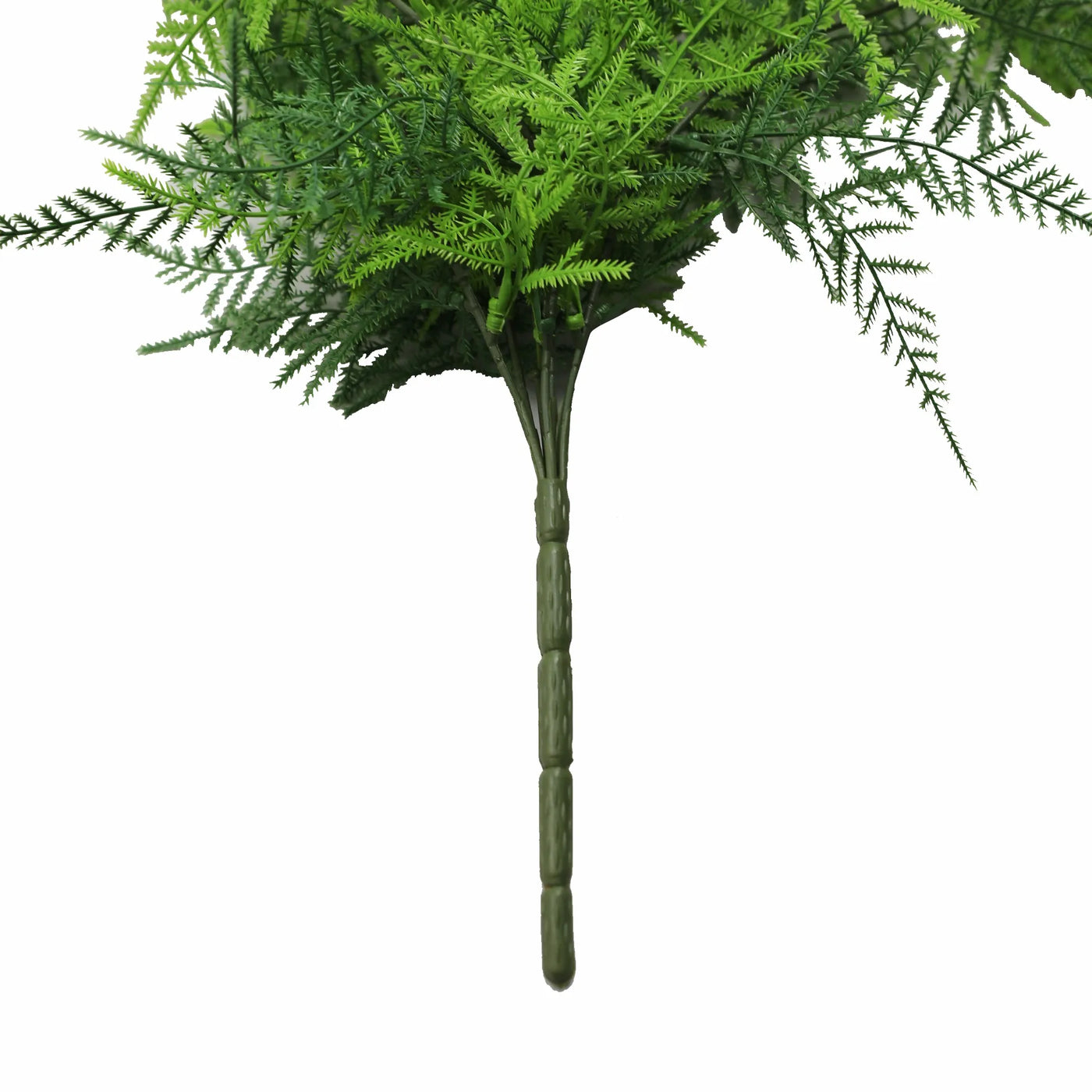 Artificial Hanging Lace Fern Vivid Green Garland Bush UV Resistant and Fire Rated 10cm Wide x 75cm Long