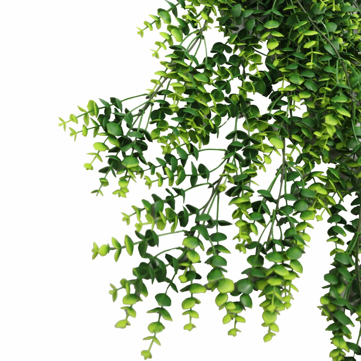 Artificial Dense Hanging Lush Green Eucalyptus Garland Bush UV Resistant and Fire Rated 18cm Wide x 77cm Long