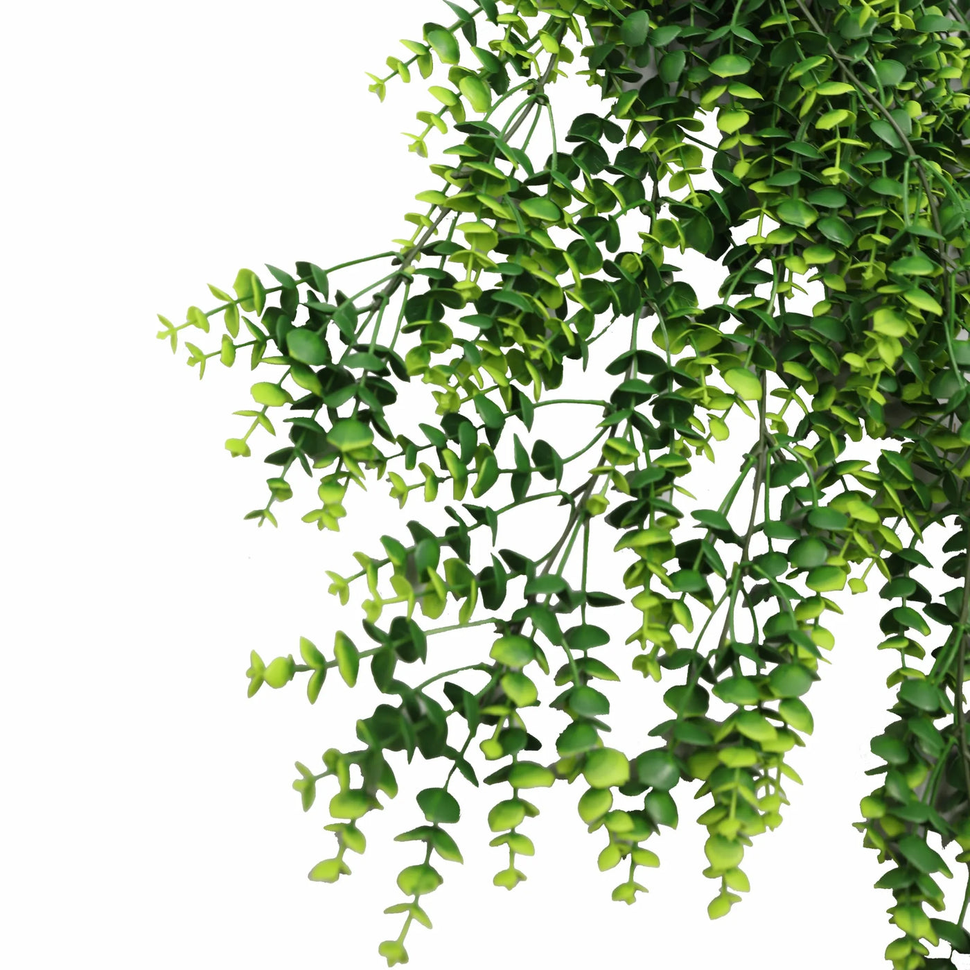 Artificial Dense Hanging Lush Green Eucalyptus Garland Bush UV Resistant and Fire Rated 18cm Wide x 77cm Long