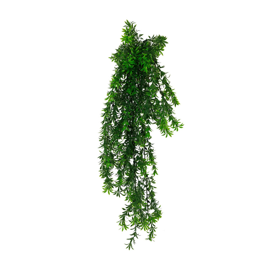 Artificial Hanging Willow Leaf Garland Bush UV Resistant and Fire Rated 18cm x 76cm - Designer Plants