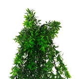 Artificial Hanging Willow Leaf Garland Bush UV Resistant and Fire Rated 18cm x 76cm