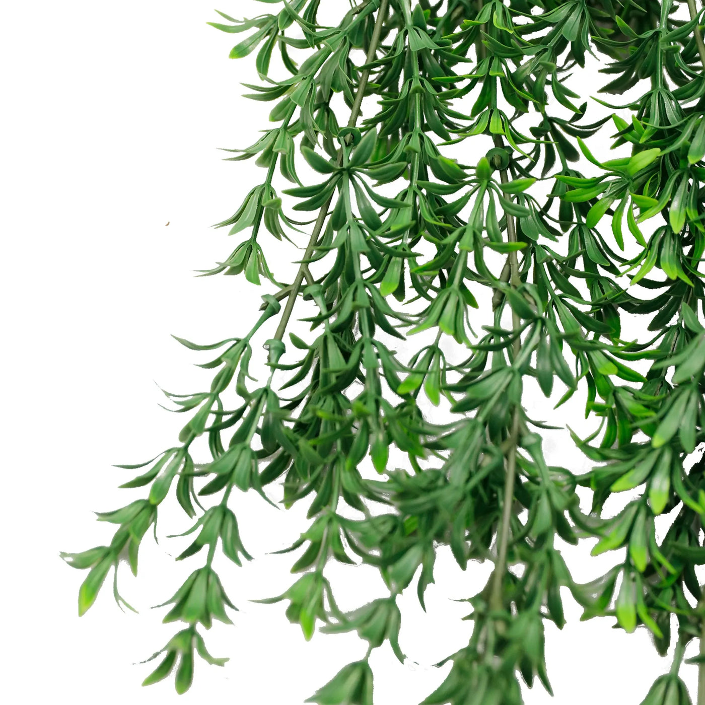 Artificial Hanging Willow Leaf Garland Bush UV Resistant and Fire Rated 18cm x 76cm