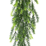 Artificial Hanging Cedar Vine Garland Bush UV Resistant and Fire Rated 20cm x 76cm