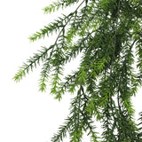 Artificial Hanging Cedar Vine Garland Bush UV Resistant and Fire Rated 20cm x 76cm